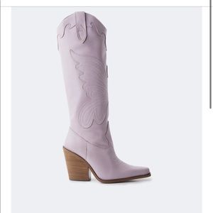 Pink Western Boots - size 8